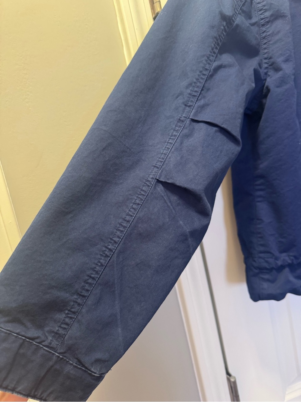 New York & Company Navy Hooded Anorak Jacket - Picture 3 of 3